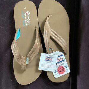 BOBS from Skechers Beige Flip Flops
